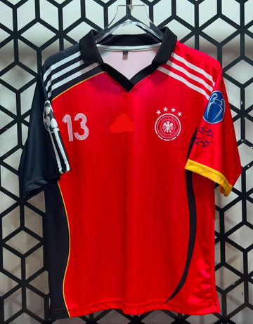 Germany 2006 away kit-Retro-BALLACK 13-Collar Five Sleeve-AM Retro Store