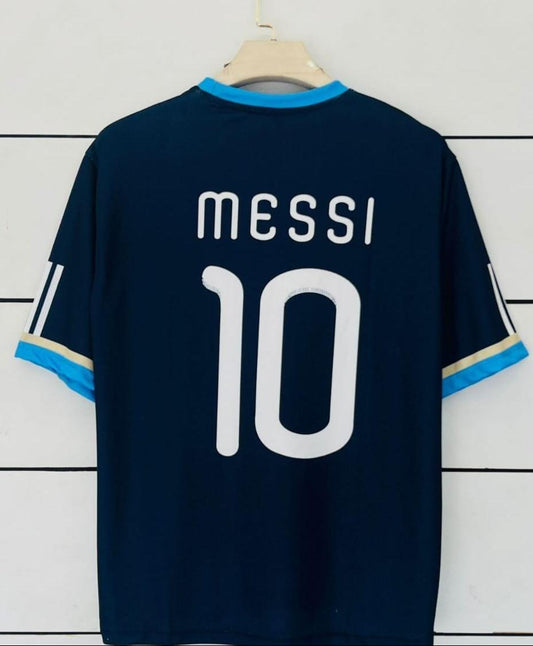 Argentina 2011/12 Away-Messi-Five Sleeve-Embroidery