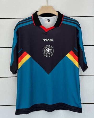 Germany 1996 Away-Beckenbauer-Retro-Collar five Sleeve