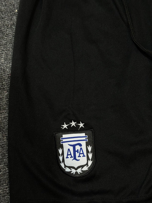 Dotknit Embroidery Shorts-Argentina-AM Retro Store