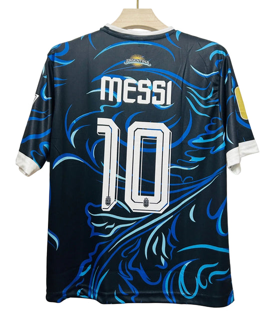 Argentina 2026 World Cup Away Five Sleeve Jersey-Messi-Sublimation -AM Retro Store