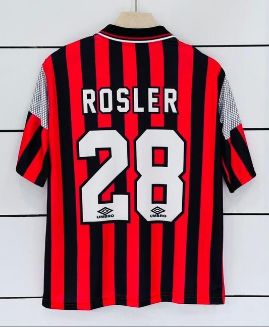 Manchester city 1994/96 Away-ROSLER-Collar Five Sleeve-AM Retro Store