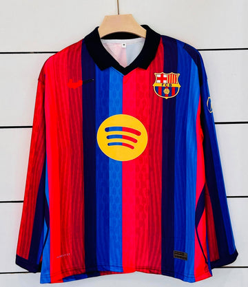 Barcelona 2026/27 Home Jersey-LAMINE YAMAL 10-Collar Full Sleeve- Loose Fit-AM Retro Store