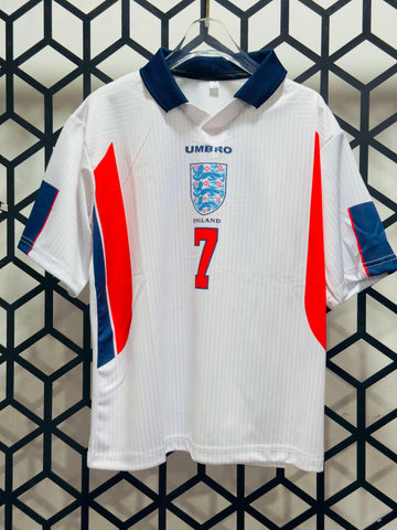 Kids/Boys Collar Five Sleeve Jersey -BECKHAM -AM RETRO STORE