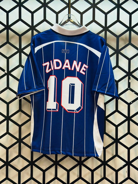 Kids/Boys Collar Five Sleeve Jersey -ZIDANE -AM RETRO STORE