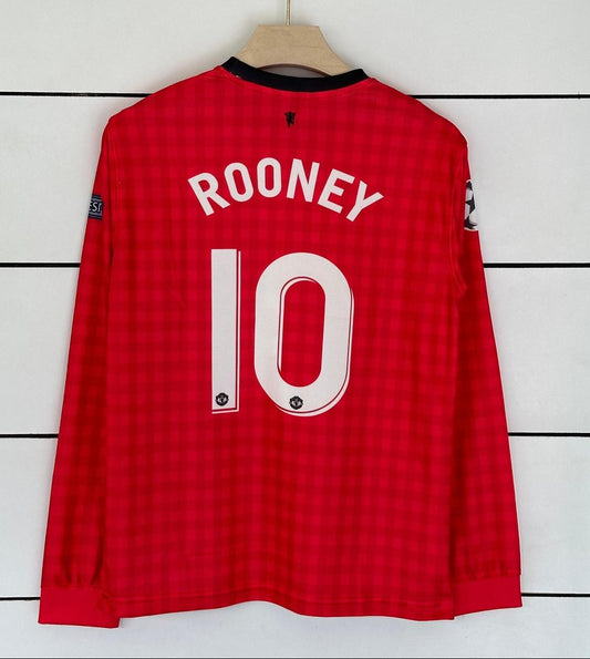 Manchester United 2012/13 Home-Rooney-Full Sleeve