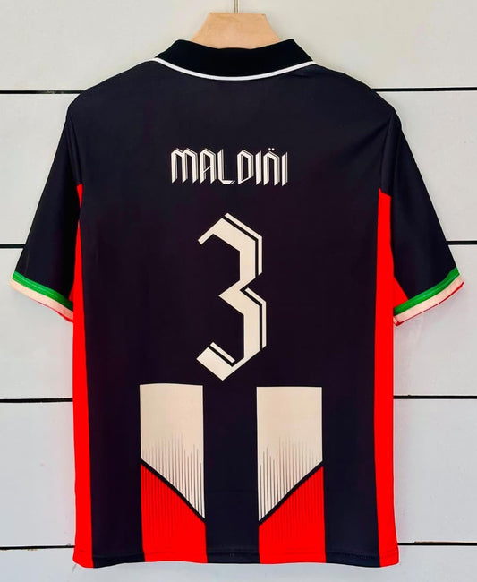 AC Milan 2026/27 Home-Maldini 3-Collar Five Sleeve-AM Retro Store