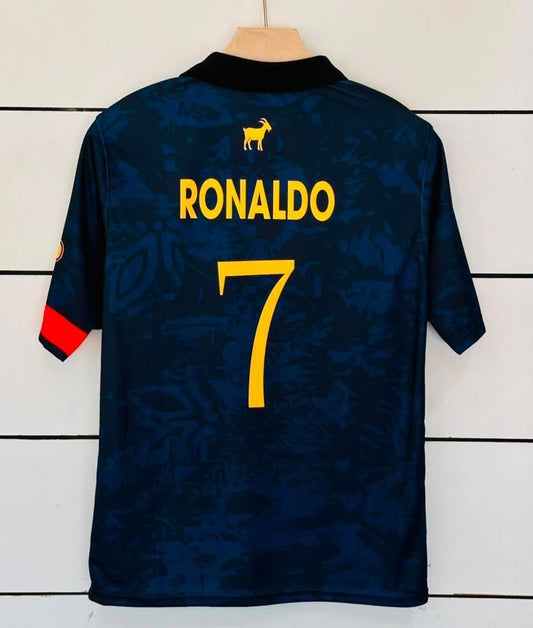Portugal Special Edition Ronaldo jersey-Collar Five Sleeve-AM Retro Store