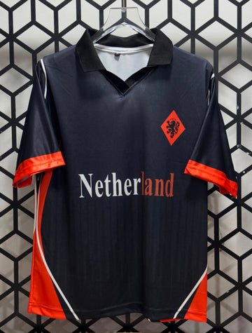 Netherlands Retro Jersey-CRUYFF 14-Collar Five Sleeve-AM Retro Store