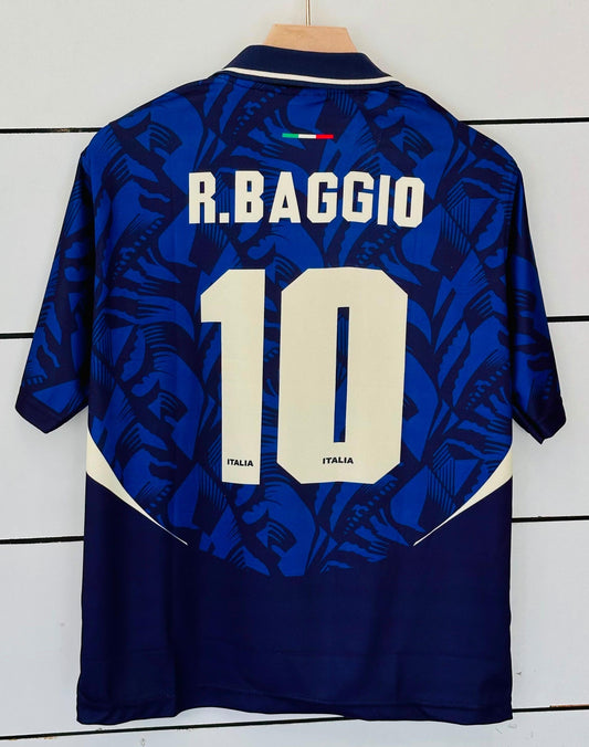 Italy Retro Jersey-R BAGGIO 10-Collar Five Sleeve-AM Retro Store
