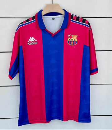 Barcelona 1995/97 Away-Ronaldo Nazario-Collar Five Sleeve-AM Retro Store