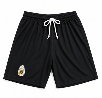 Kids/Boys Argentina Shorts Black-Embroidery-AM Retro Store PSL103