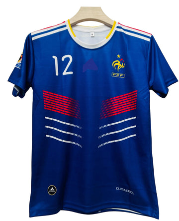 France 2009/10 Home Jersey- HENRY 12-AM Retro Store