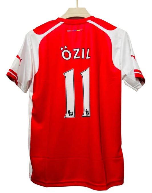 Arsenal 2014/15 Home- OZIL- Half Sleeve Sublimation-AM RetroStore