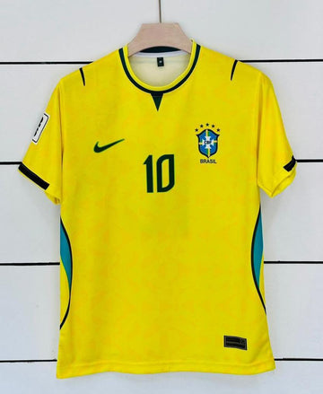 Brazil World Cup 2026 Home Jersey-NEYMAR JR 10-AM RETRO STORE