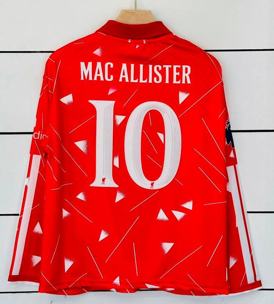 Liverpool 2026/27 Home Kit-MAC ALLISTER 10-Collar Full Sleeve-Loose Fit-AM Retro Store