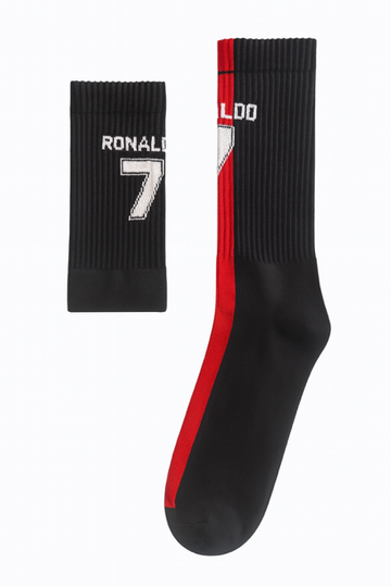 Ronaldo  Socks – Navy Blue | Full Length (46 cm)-Stocking