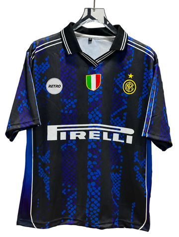 Inter Milan Retro Jersey-J ZANETTI 4-Collar Five Sleeve-AM Retro Store