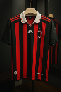 AC Milan 2008 -Ronaldinho-Retro-Collar Half Sleeve-AM Retro Store