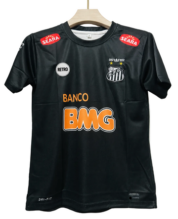 Santos FC 2011/12 Away-NEYMAR JR 11-Half Sleeve-Embroidery-AM Retro Store