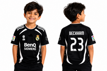 Kids/Boys Real Madrid  Beckham Jersey-AM Retro Store