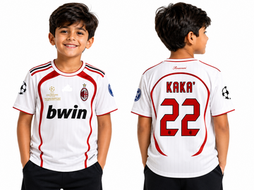 Kids/Boys AC Milan KAKA Jersey-AM Retro Store