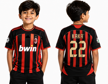 Kids/Boys AC Milan Kaka Jersey-AM Retro Store