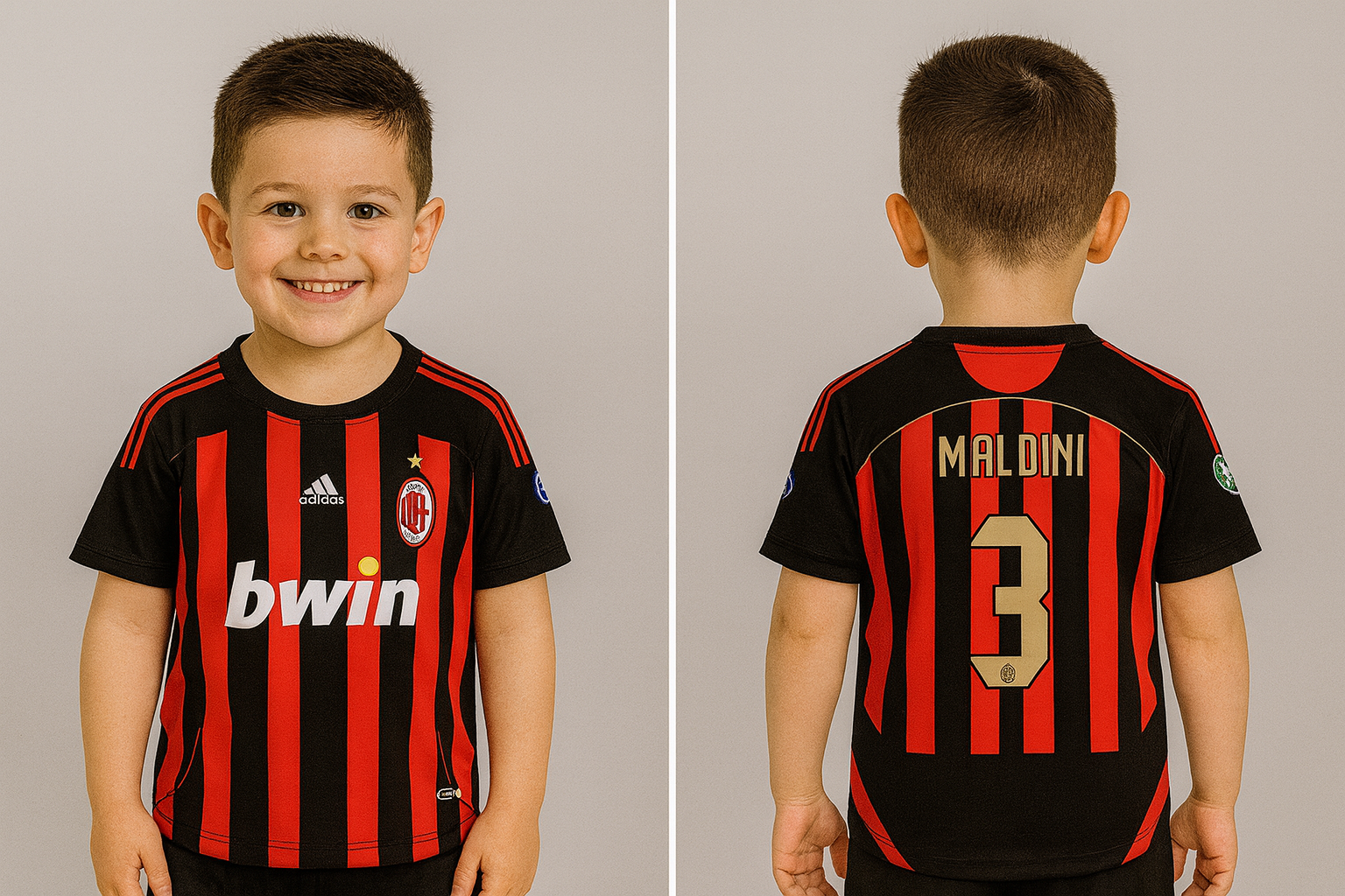 Kids/Boys Jersey-Maldini