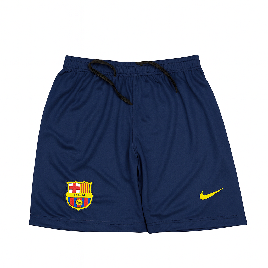 Kids/boys Shorts-Barcelona-Navy Blue