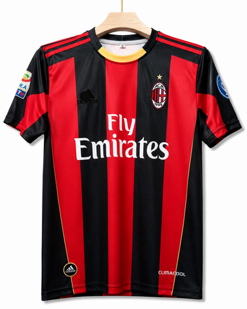 AC Milan 2009/10 Home-RONALDINHO 80-Sublimation-AM Retro Store