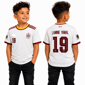 Kids & Boys 2026 World Cup Jersey-Spain-LAMINE YEMAL -AM Retro Store