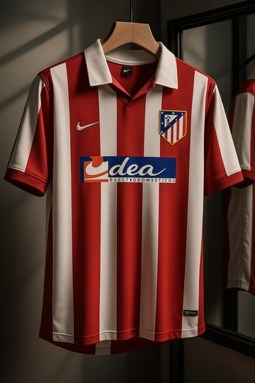 Atletico Madrid 2001/02 Home-TORRES- Collar Five Sleeve-AM Retro Store
