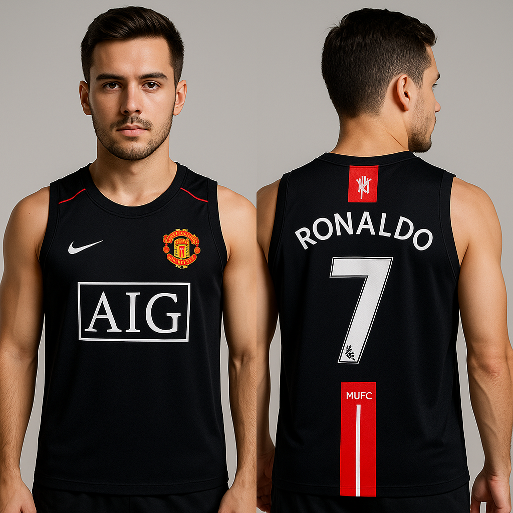 Manchester United Ronaldo -Sleeveless -AM Retro Store