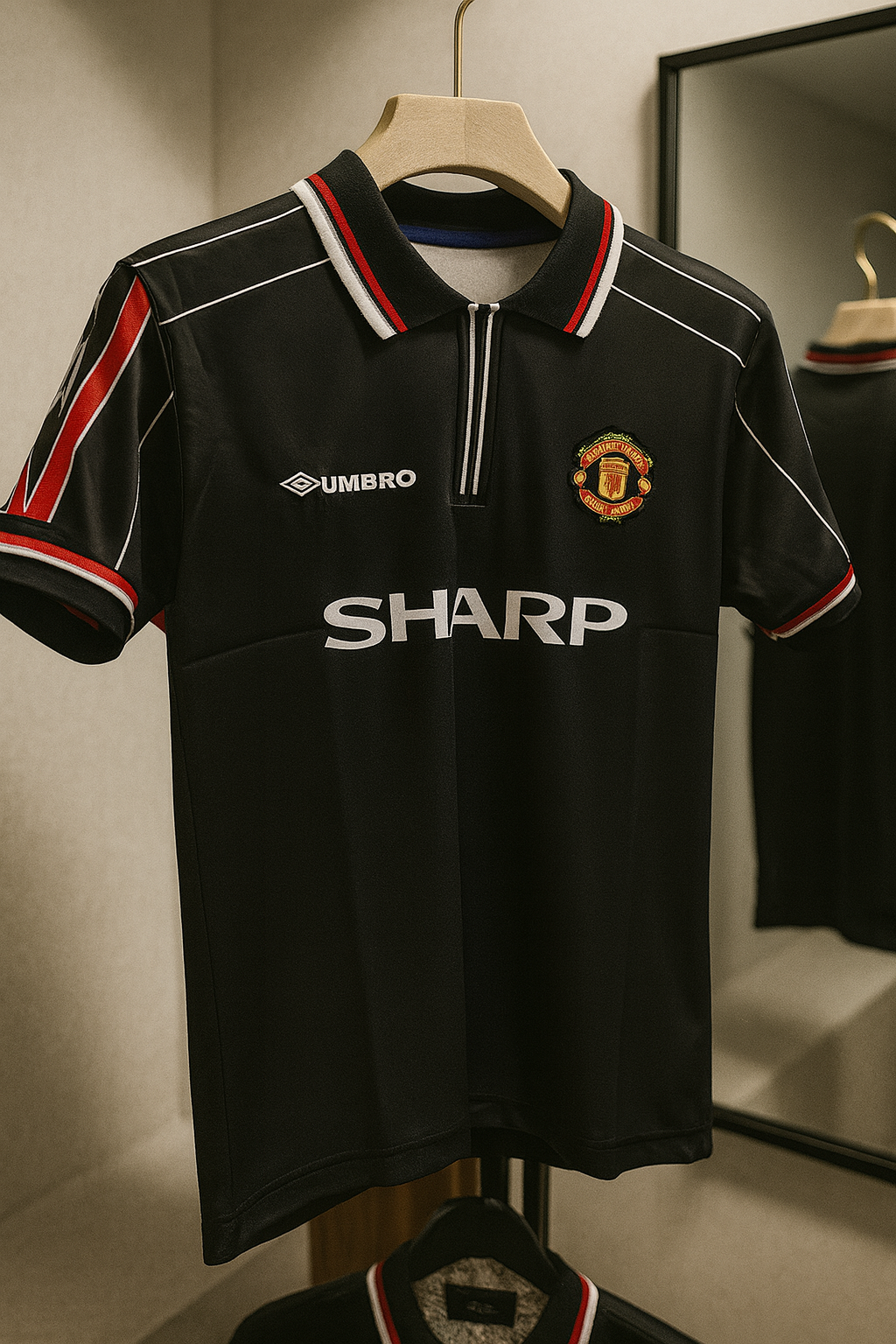 Manchester United 1998/99 Away-Beckham -Signature Embroidery