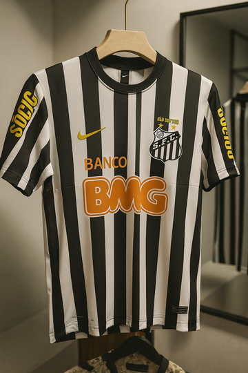 Santos 2012/13 Away-Neymar-Signature Embroidery