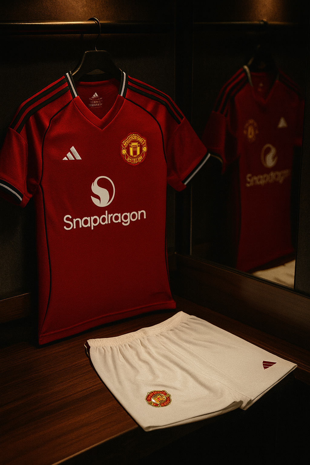 Manchester United Home 2025/26-Jersey with Shorts