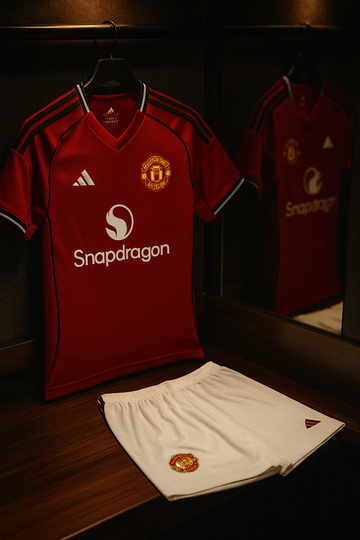 Manchester United Home 2025/26-Jersey with Shorts
