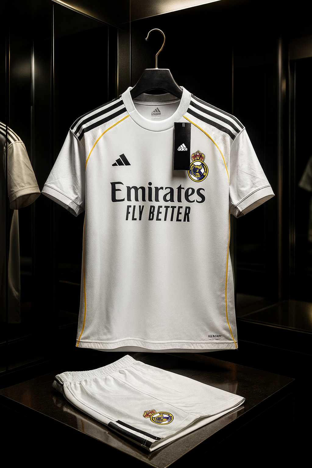 Real Madrid Home 2025/26-Jersey with Shorts