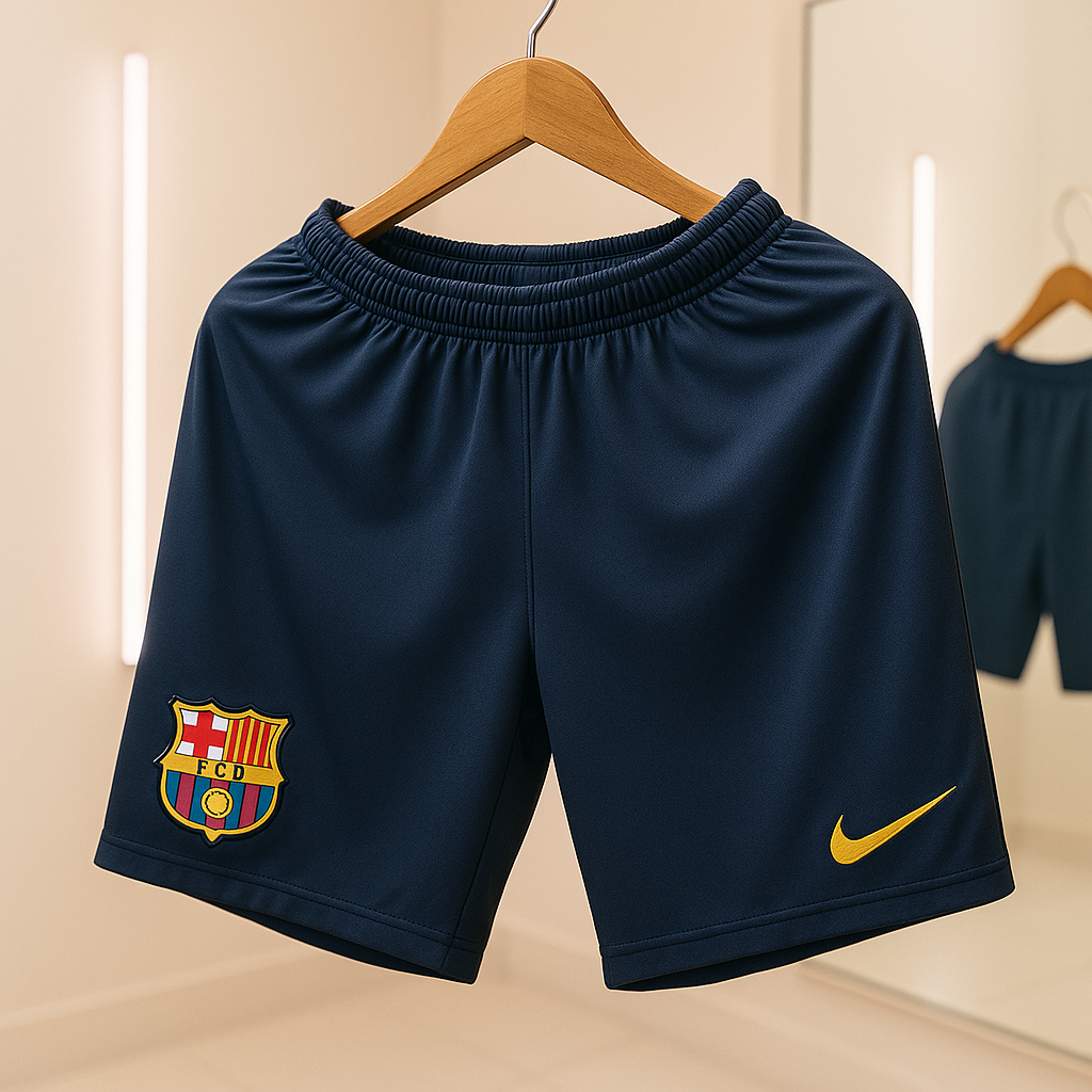 Dotknit Embroidery Shorts-Barcelona