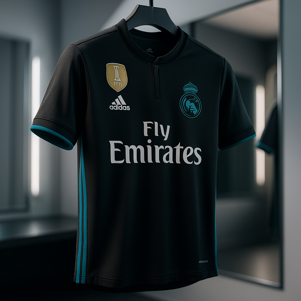 Real Madrid 2017/18 Away-Ronaldo-Signature Embroidery
