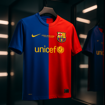 Barcelona Home 2009-Messi- Signature Embroidery