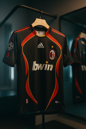 AC MILAN 2006/07 Kit-Maldini -Signature Embroidery