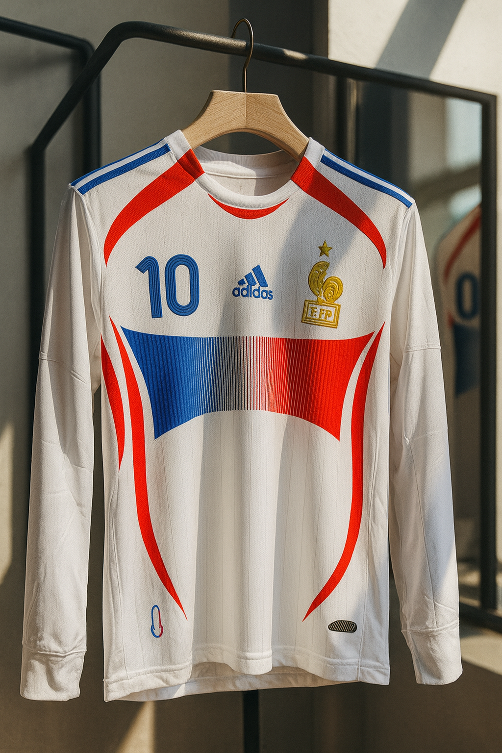 France 2006/07 Away-Zidane-Signature Embroidery Full Sleeve