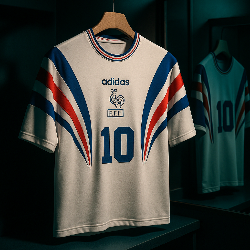 France 1996 Away-Zidane-Embroidery