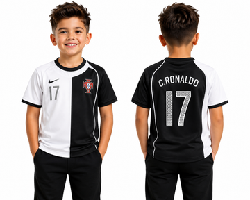 Kids/boys Portugal Jersey-Ronaldo 17-AM Retro Store