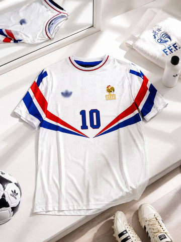 France Retro Jersey-ZIDANE-Embroidery Half Sleeve-AM Retro Store