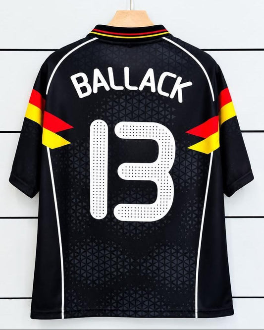Germany Bring back Retro Jersey-BALLACK 13-Collar Five Sleeve-AM Retro Store