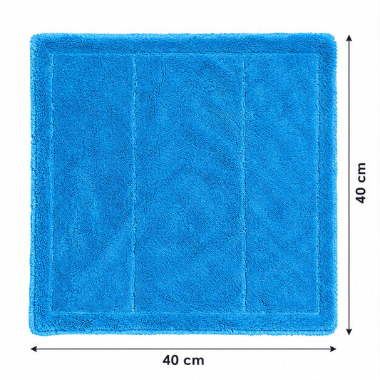 PPR 1200 GSM Premium Microfiber Car Cleaning Cloth 40×40 cm + Wash Glove