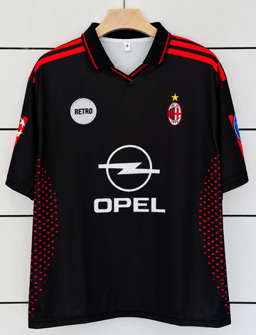 AC Milan 2000/01 Third Kit-NESTA 13-Collar Five Sleeve-AM Retro Store