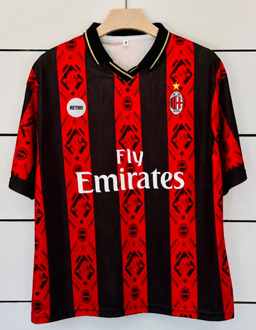 AC Milan 1993/94 Home-GATTUSO 8-Collar Five Sleeve-AM Retro Store
